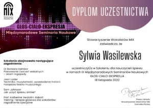 Teacher Training Sylwia-Wasilewska-2022